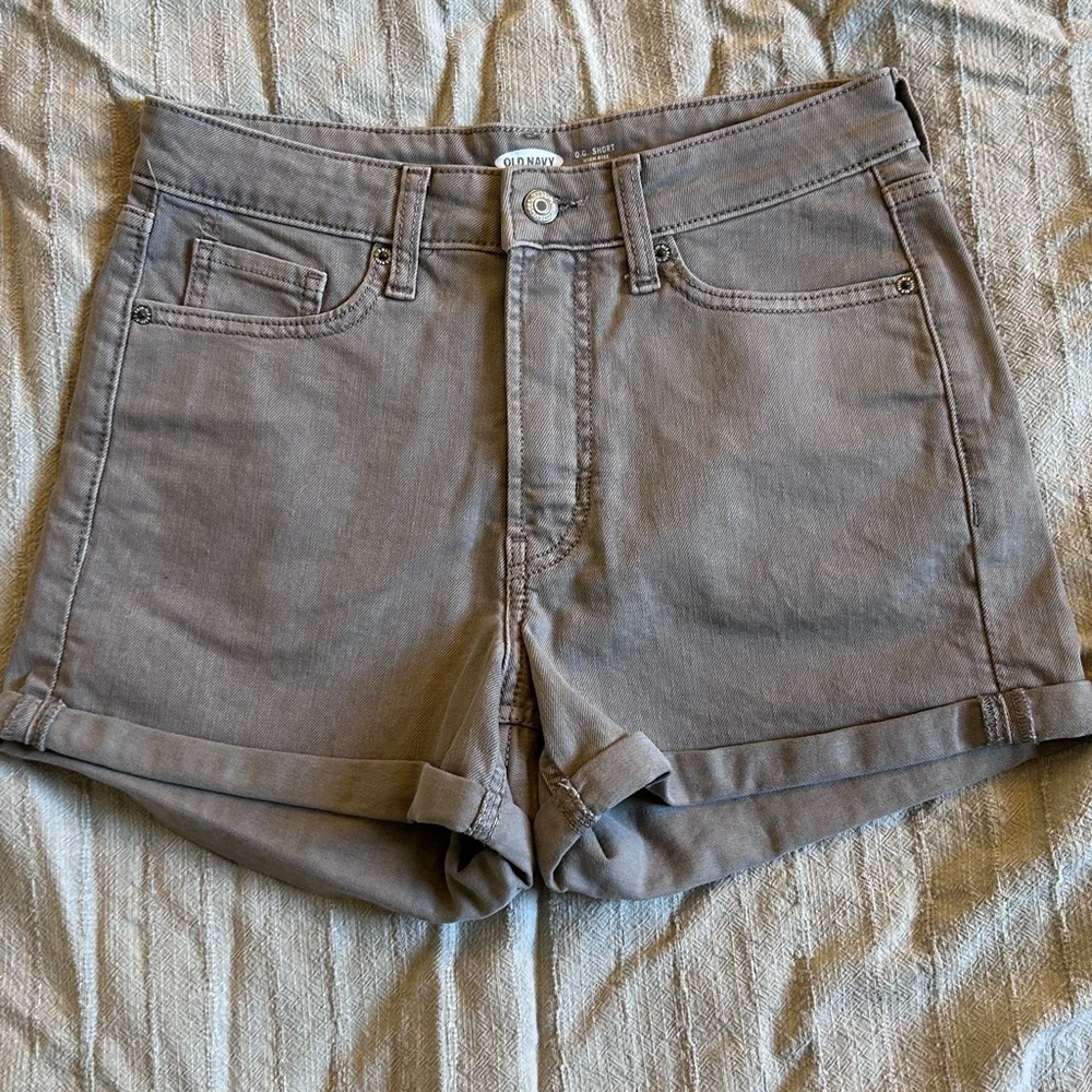 Old Navy Women's Stonewashed High Rise OG Shorts